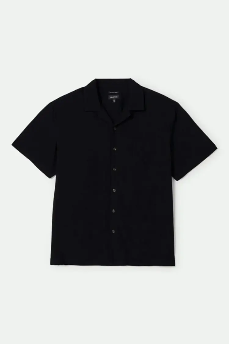 Brixton HOMMES BUNKER S/S CAMP COLLAR SHIRT
