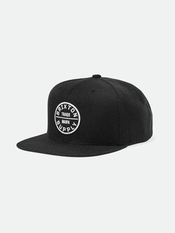 Brixton HOMMES OATH III SNAPBACK BLACK