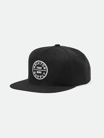 Brixton MEN'S OATH III SNAPBACK BLACK