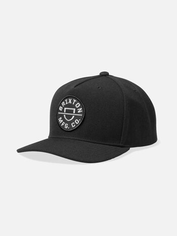 Brixton MEN'S CREST C MP SNAPBACK BLACK