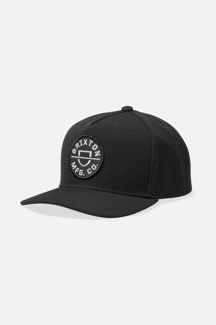 Brixton HOMMES CREST C MP SNAPBACK BLACK