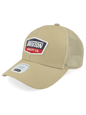 Brixton HOMMES REGAL NETPLUS MP TRUCKER HAT KHAKI/KHAKI