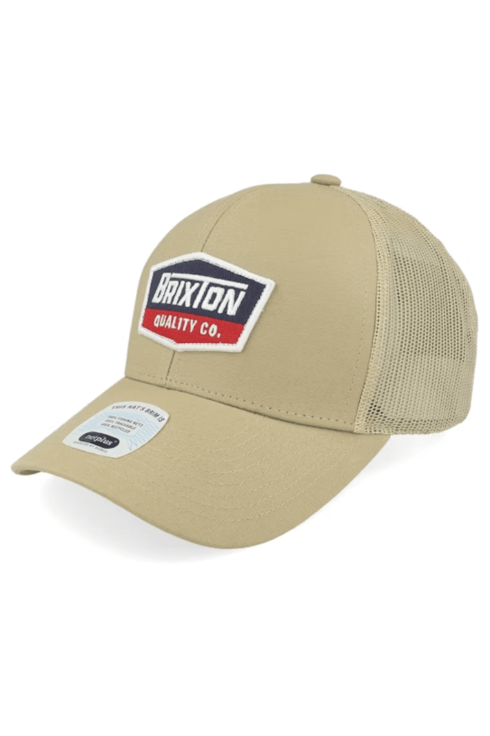 Brixton HOMMES REGAL NETPLUS MP TRUCKER HAT KHAKI/KHAKI