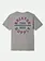 Brixton HOMMES OATH V STT T-SHIRT HEATHER GREY/NAVY/PURPLE