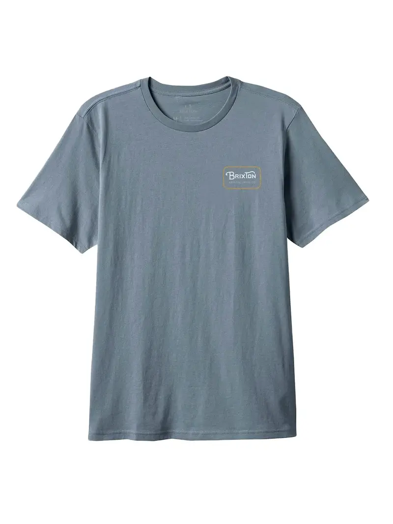 Brixton MEN'S GRADE STT T-SHIRT BASALT/WHITE/WASHED COPPER