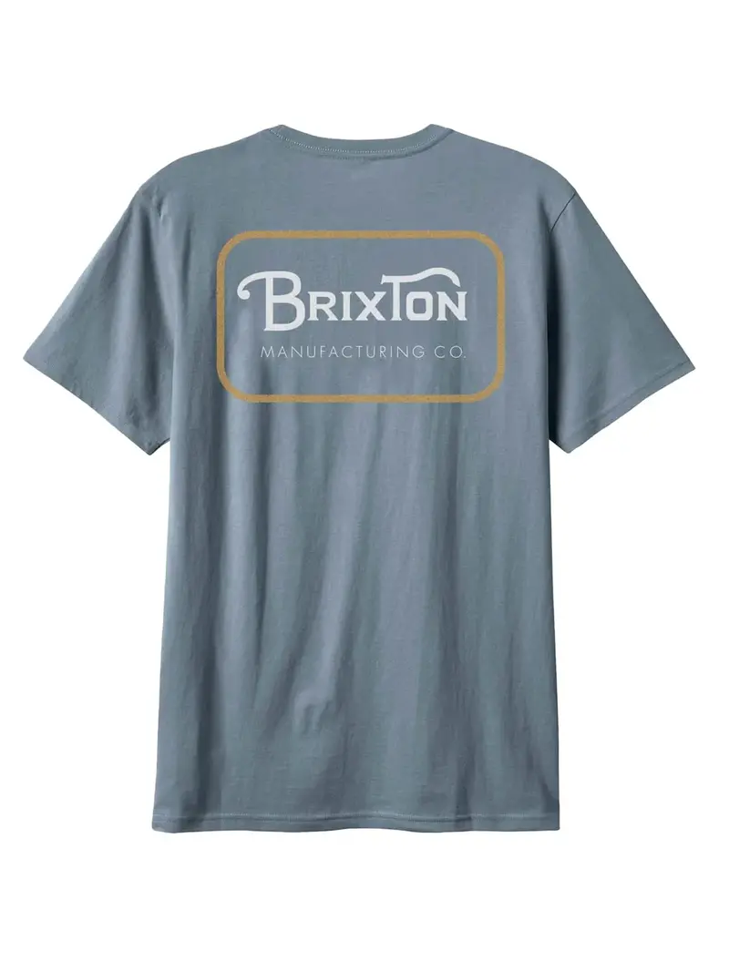 Brixton MEN'S GRADE STT T-SHIRT BASALT/WHITE/WASHED COPPER