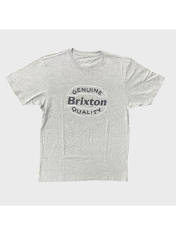 Brixton HOMMES KEATON TLRT TEE HEATHER GREY
