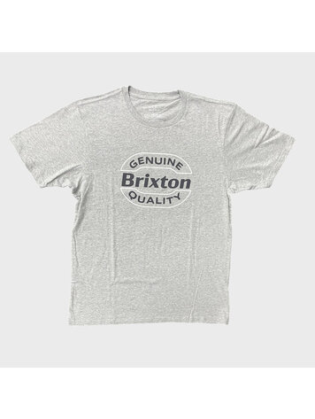 Brixton HOMMES KEATON TLRT TEE HEATHER GREY