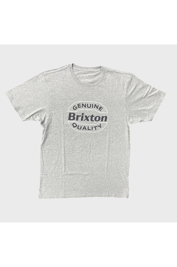 Brixton HOMMES KEATON TLRT TEE HEATHER GREY