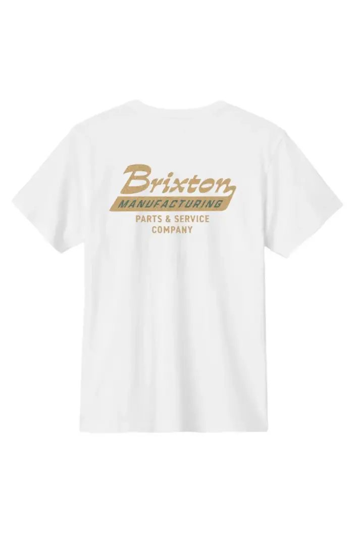 Brixton HOMMES TOWNSHIP TAILORED TEE WHITE