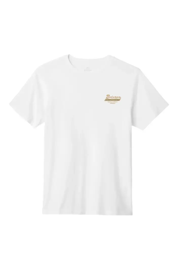 Brixton HOMMES TOWNSHIP TAILORED TEE WHITE