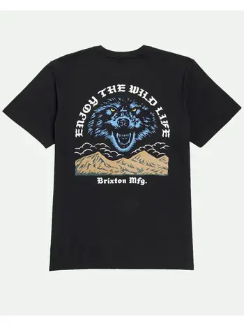 Brixton HOMMES MERCY S/S STANDARD T-SHIRT BLACK