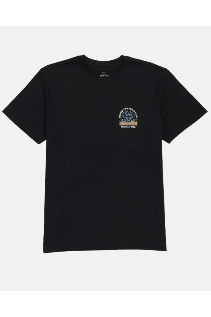 Brixton HOMMES MERCY S/S STANDARD T-SHIRT BLACK