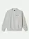 Brixton HOMMES EMBROIDERED HEAVY CREW HEATHER GREY ASH