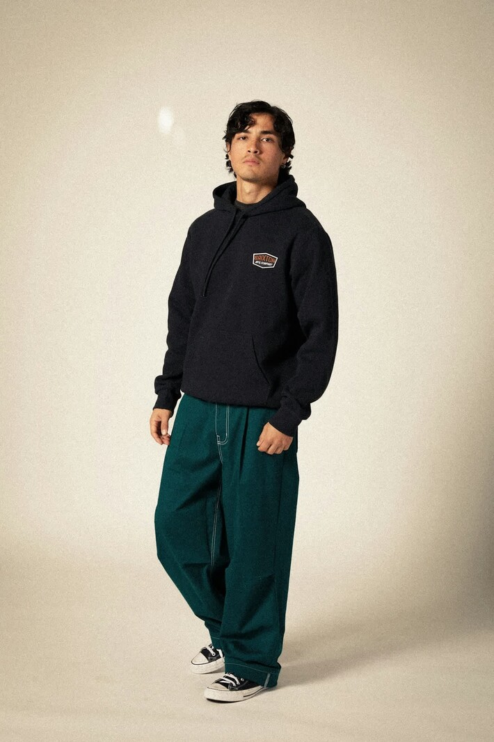 Brixton HOMMES FREEMAN HOODIE BLACK