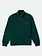 Brixton MEN'S EMBROIDERED HEAVYWEIGHT HALF ZIP DEEP EMERALD