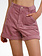 Notice the reckless WOMEN'S BURGUNDY CORDUROY SHORTS