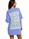 Notice the reckless FEMMES SLOW DOWN TEE DRESS BLUE