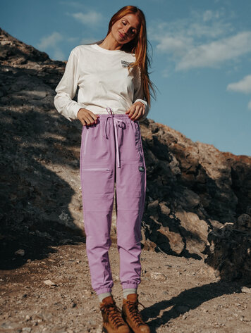 Notice the reckless WOMEN'S LILAC HIKING PANTS