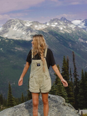 Notice the reckless WOMEN'S SAGE OVERALL SAGE/GREEN