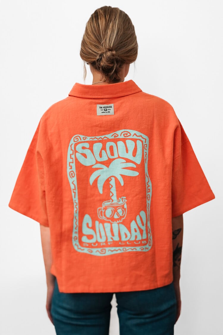 Notice the reckless FEMMES SLOW SUNDAY TEE DRESS