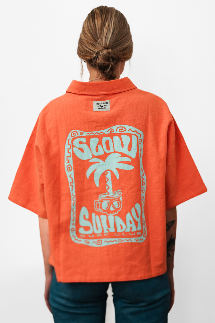 Notice the reckless WOMEN'S SLOW SUNDAY TEE DRESS