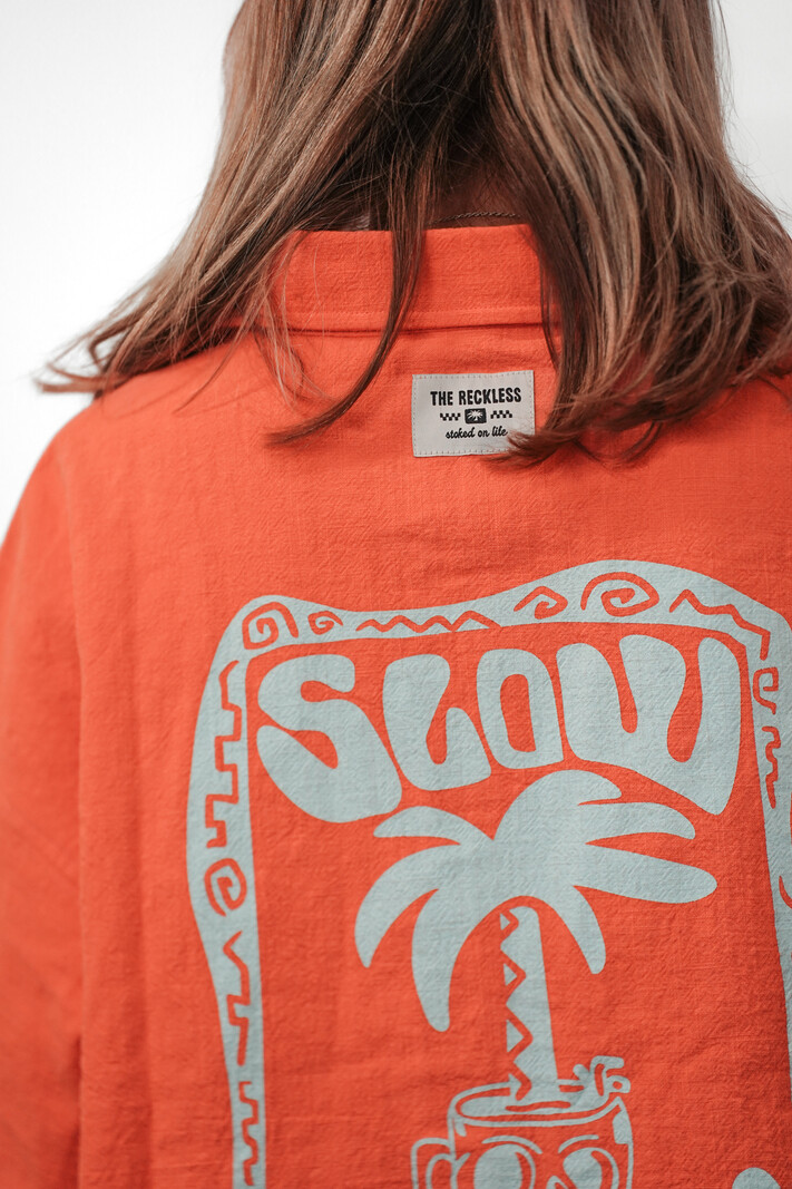 Notice the reckless WOMEN'S SLOW SUNDAY TEE DRESS