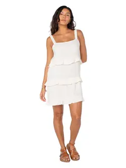 Roxy SOFT SAND MINI DRESS PARCHMENT