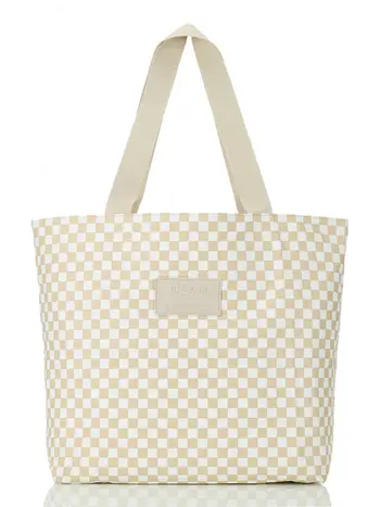 Aloha PETITE CHECK DAY TRIPPER LATTE