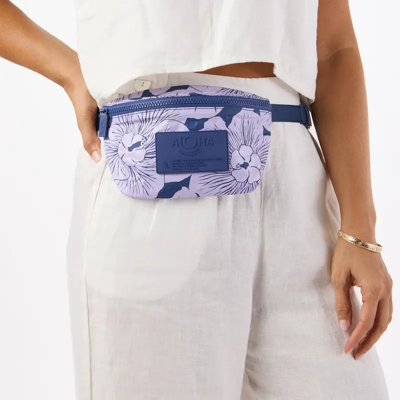 Aloha PURAU MINI HIP PACK LILAC/NAVY