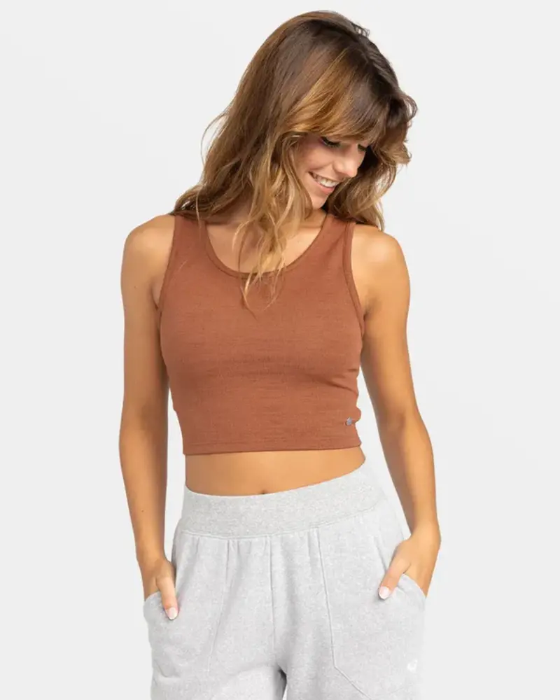 Roxy GOOD KEEPSAKE TANK TOP RUSSET