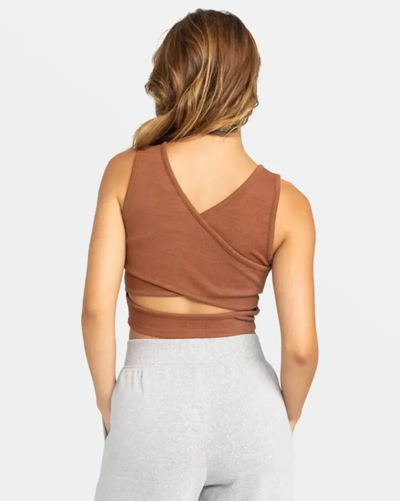 Roxy GOOD KEEPSAKE TANK TOP RUSSET
