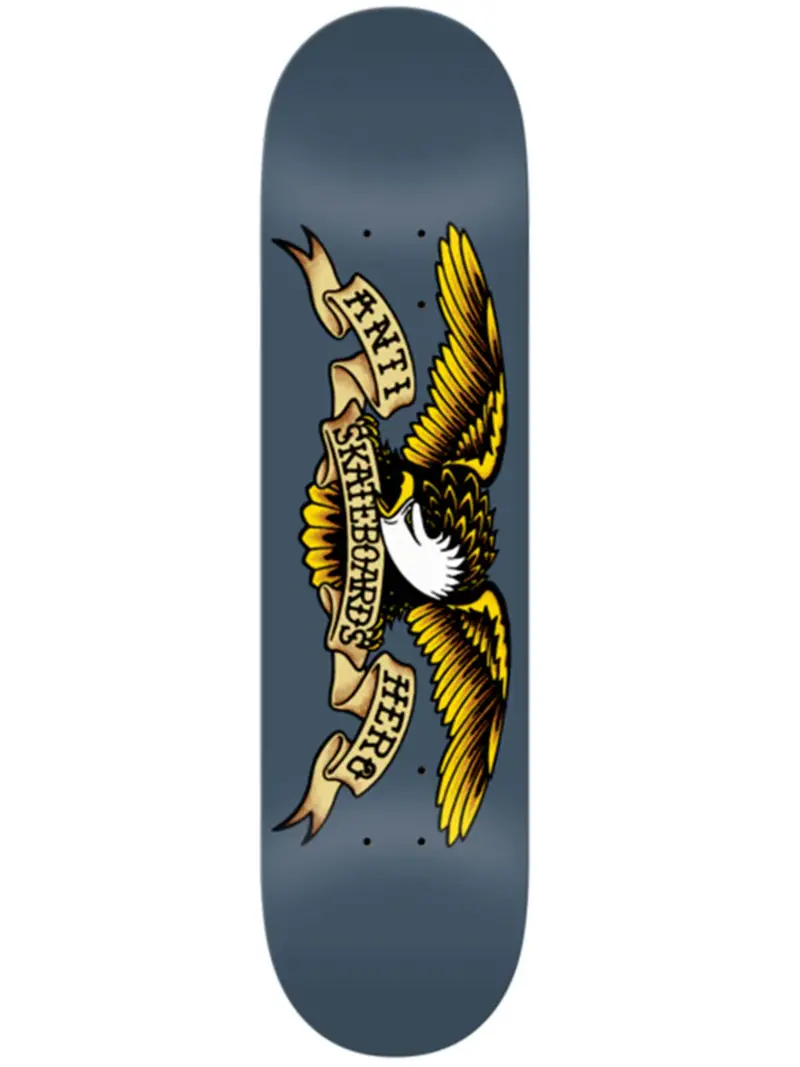 Anti hero TEAM CLASSIC EAGLE GREY DECK 8.25''