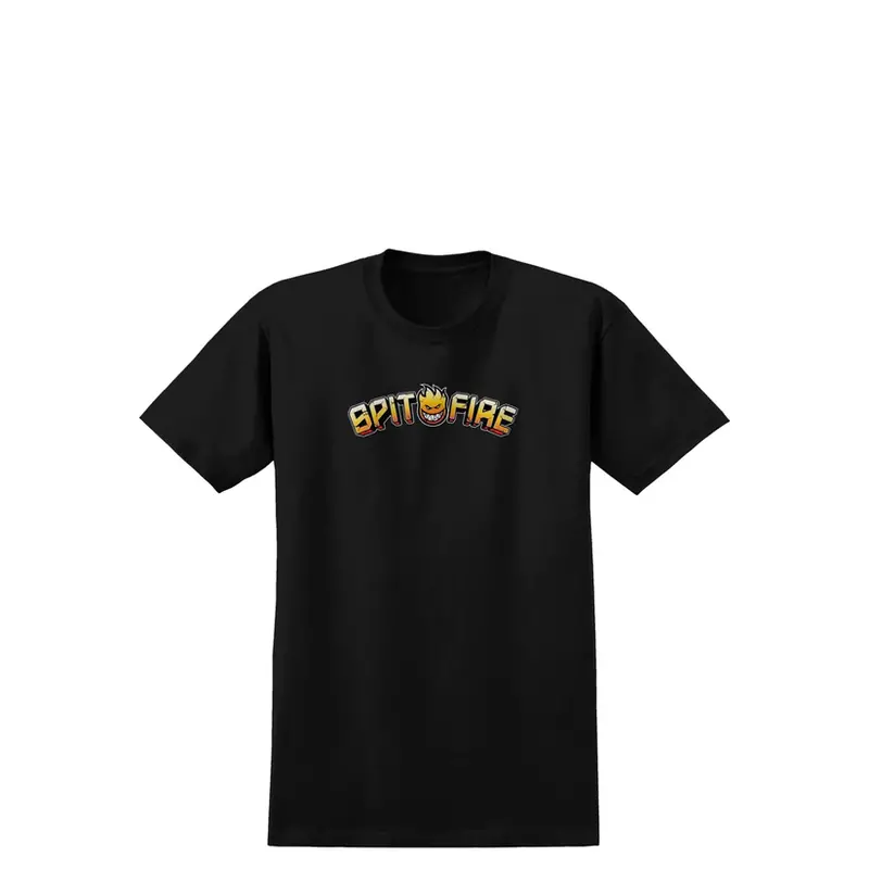 Spitfire wheels MEN'S HEATWAVE S/S TEE BLACK