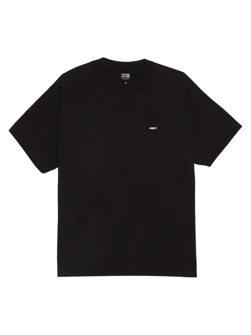 Obey MEN'S CROPPED ICON T-SHIRT BLACK