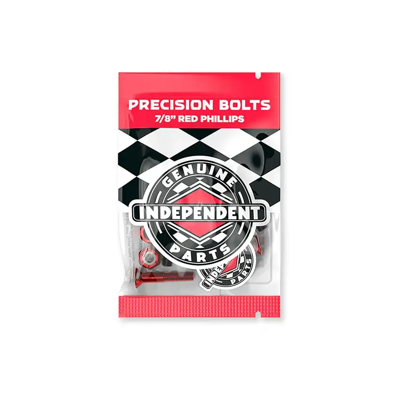 Independent trucks PHILLIPS 7/8in GENUINE PARTS HARDWARE BLACK/RED