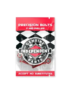 Independent trucks 1'' PHILLIPS GENUINE PARTS HARDWARE BLACK/RED