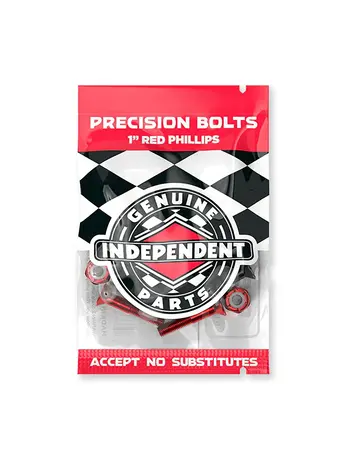 Independent trucks 1'' PHILLIPS GENUINE PARTS HARDWARE BLACK/RED