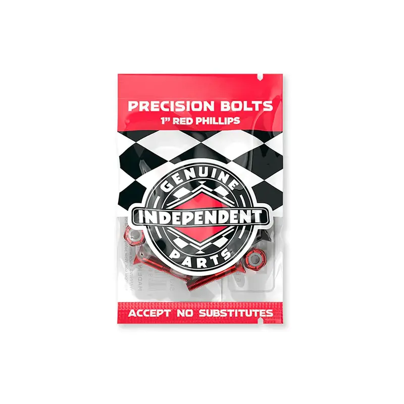 Independent trucks 1'' PHILLIPS GENUINE PARTS HARDWARE BLACK/RED