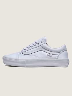 Vans HOMMES SKATE OLD SKOOL CANVAS TRUE WHITE