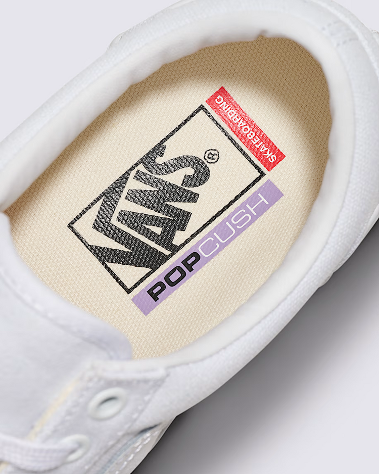 Vans HOMMES SKATE OLD SKOOL CANVAS TRUE WHITE