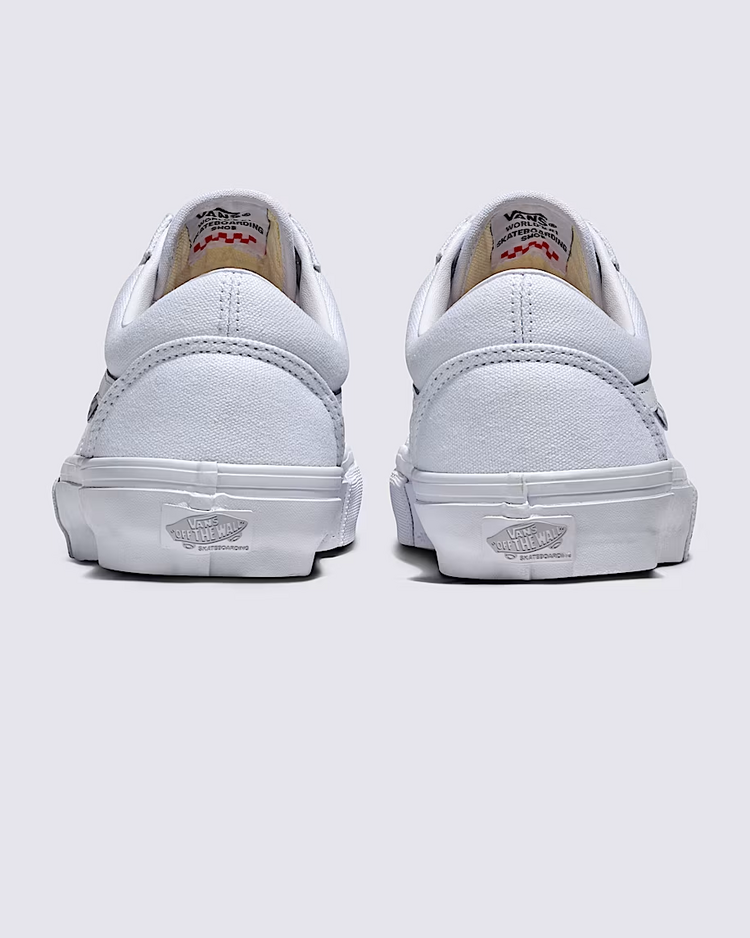 Vans MEN'S SKATE OLD SKOOL CANVAS TRUE WHITE