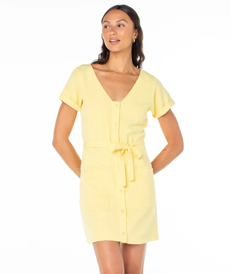 Roxy KONA MINI DRESS SNAPDRAGON SOLID
