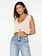 Roxy BEACH BOUND CROCHET VEST SWEATER TANK PARCHMENT