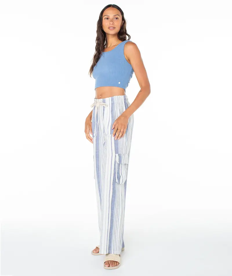 Roxy GOOD KEEPSAKE TANK CROP TOP RIVIERA SOLID