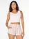 Roxy GOOD KEEPSAKE TANK CROP TOP ROSE QUARTZ SOLID