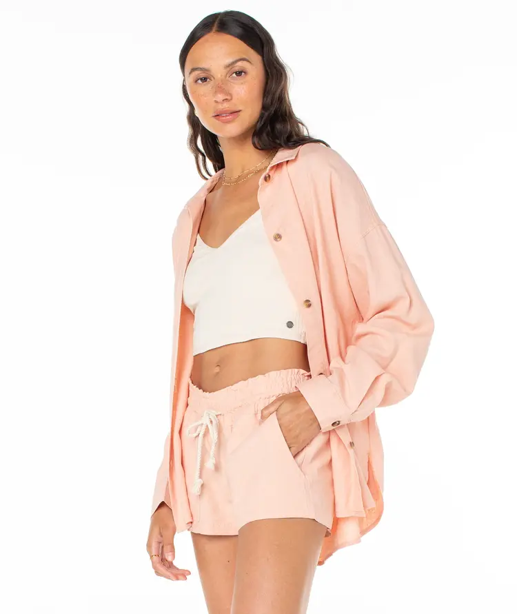 Roxy MORNING TIME LS BUTTON UP