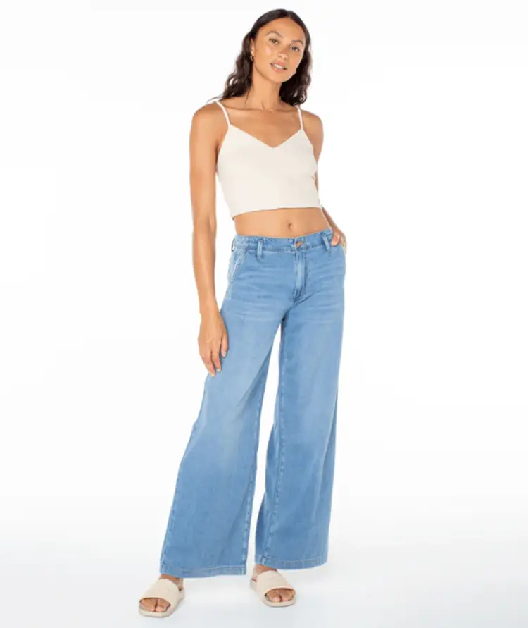 Roxy KALANI DENIM PANTS INDIGO MUSK DENIM WASH