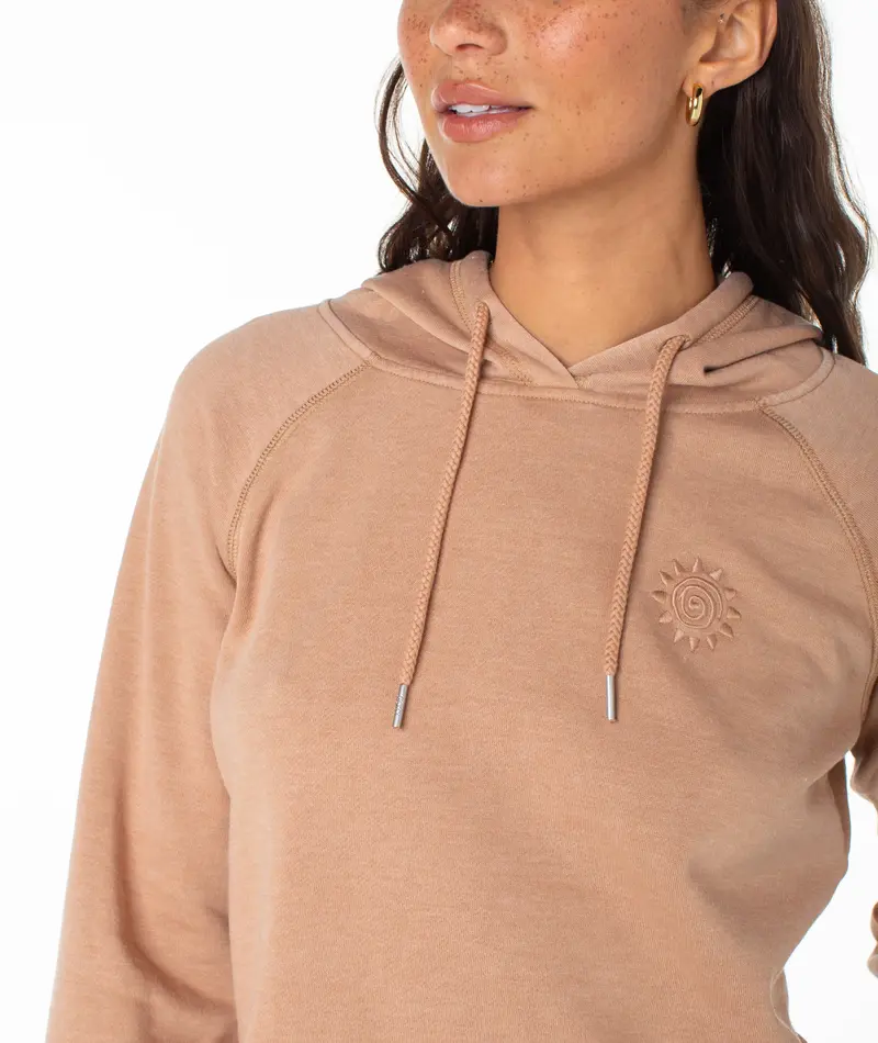 Roxy WE ARRIVED HOODIE PRALINE SOL STAMP EMBY