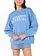 Roxy MORNING HIKE CREWNECK SWEATSHIRT RIVIERA SOLID